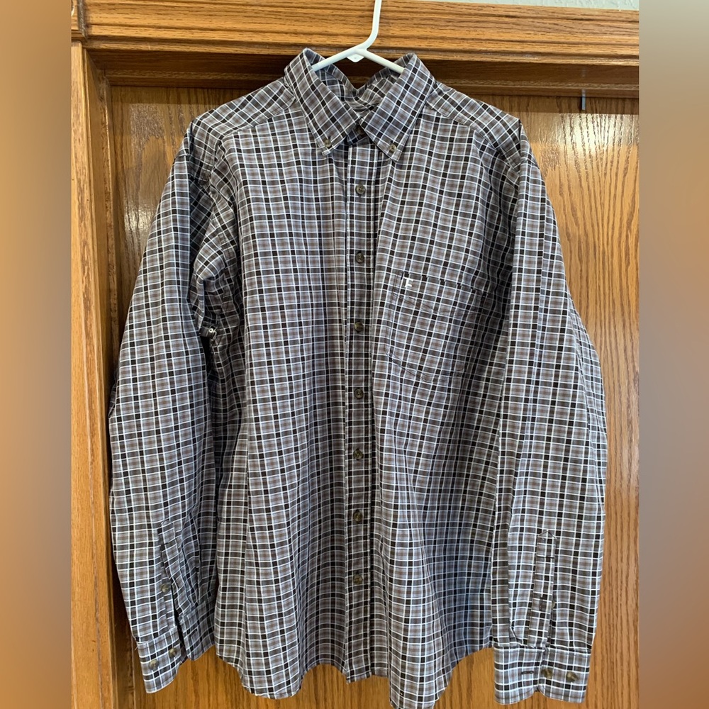 Men’s panhandle western shirt size XL color tan, gray, black
